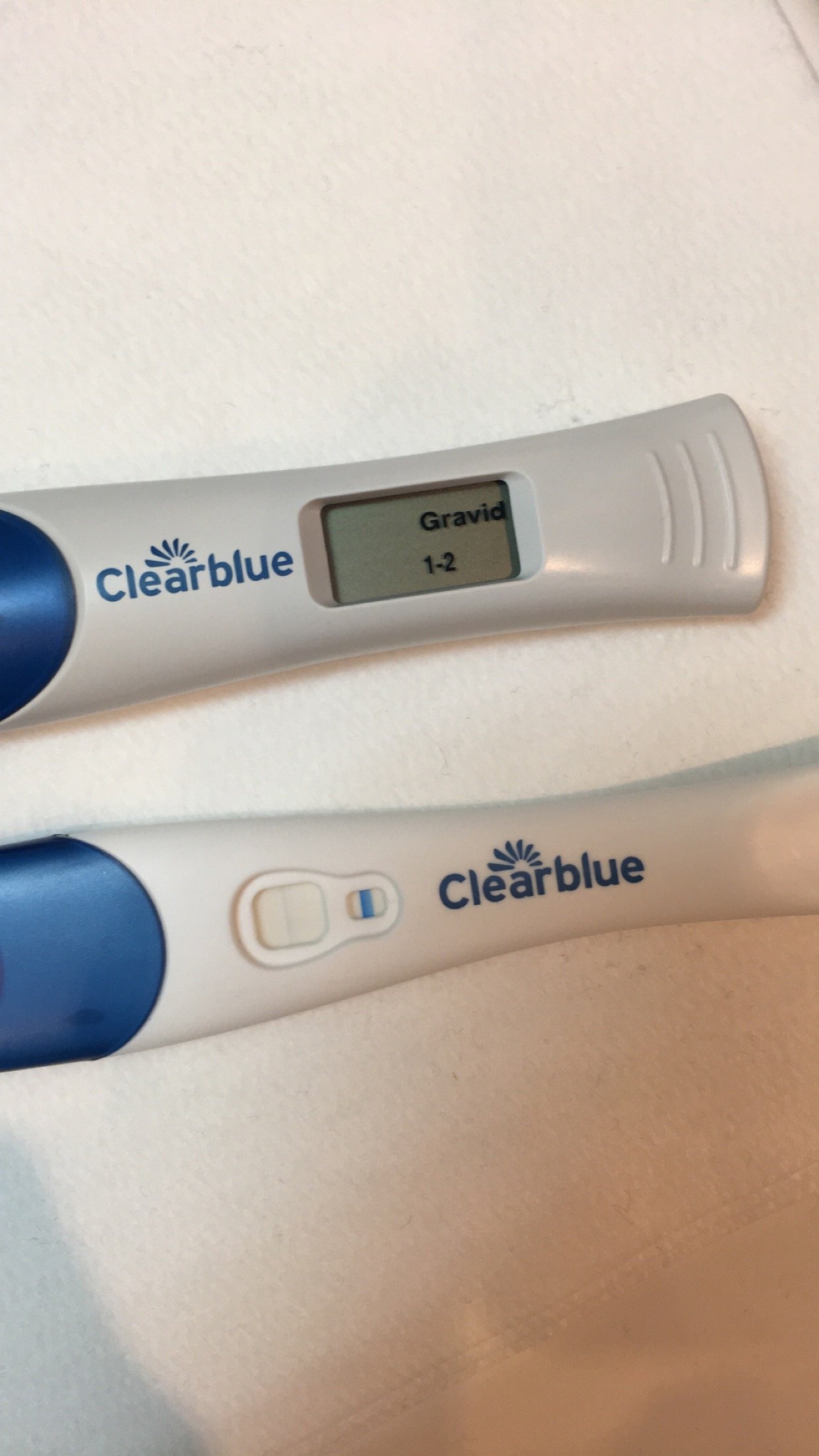 Positiv og negativ graviditetstest? 